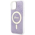 Guess nakładka do iPhone 14 Plus 6,7" GUHMP14MH4STU purpurowa hard case 4G MagSafe