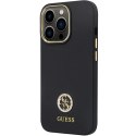 Guess nakładka do iPhone 13 Pro Max 6,7" GUHCP13XM4DGPK czarna HC Silicone Logo Strass 4G