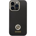 Guess nakładka do iPhone 13 Pro Max 6,7" GUHCP13XM4DGPK czarna HC Silicone Logo Strass 4G