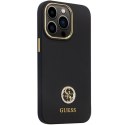 Guess nakładka do iPhone 13 Pro Max 6,7" GUHCP13XM4DGPK czarna HC Silicone Logo Strass 4G