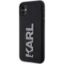 Karl Lagerfeld nakładka do iPhone 11 KLHCN613DMBKCK czarna HC 3D Logo Glitter