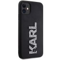 Karl Lagerfeld nakładka do iPhone 11 KLHCN613DMBKCK czarna HC 3D Logo Glitter