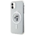 Karl Lagerfeld nakładka do iPhone 11 KLHMN61HGKCNOT przeźroczysta HC Magsafe IML KC Glitter