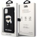 Karl Lagerfeld nakładka do iPhone 11 / XR KLHCN613DRKINK czarna hardcase Rubber Ikonik 3D