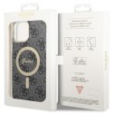 Guess nakładka do iPhone 13 Pro Max 6,7" GUHMP13XH4STK czarna hardcase Magsafe IML 4G