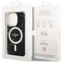 Guess nakładka do iPhone 14 Pro 6,1" GUHMP14LPCUMAK czarna hardcase Magsafe IML Marble