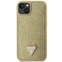 Guess nakładka do iPhone 14 Plus 6,7" GUHCP14MHDGTPD złota hardcase Rhinestone Triangle