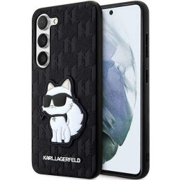 Karl Lagefeld nakładka do Samsung Galaxy S23 Plus KLHCS23MSAKLHCPK czarna HC Saffiano Mono Choupette NFT