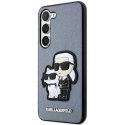 Karl Lagerfeld nakładka do Samsung Galaxy S23 Plus KLHCS23MSANKCPG szara HC Saffiano Karl&Choupette NFT