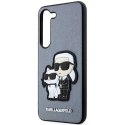 Karl Lagerfeld nakładka do Samsung Galaxy S23 Plus KLHCS23MSANKCPG szara HC Saffiano Karl&Choupette NFT