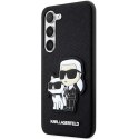 Karl Lagerfeld nakładka do Samsung Galaxy S23 Plus KLHCS23MSANKCPK czarna HC Saffiano Karl&Choupette NFT