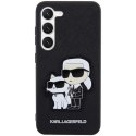 Karl Lagerfeld nakładka do Samsung Galaxy S23 Plus KLHCS23MSANKCPK czarna HC Saffiano Karl&Choupette NFT