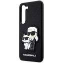 Karl Lagerfeld nakładka do Samsung Galaxy S23 Plus KLHCS23MSANKCPK czarna HC Saffiano Karl&Choupette NFT