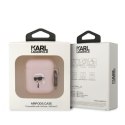 Karl Lagerfeld etui do Airpods 1 / 2 KLA2RUNIKP białe 3D Silicone NFT Karl