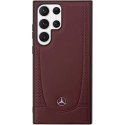 Mercedes nakładka do Samsung Galaxy S23 MEHCS23SARMRE czerwona HC Leather Urban Bengale