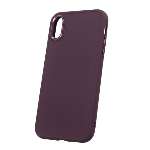 Nakładka Satin do iPhone XR burgundowa