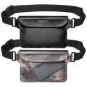 Spigen pokrowiec wodoodoporny A620 Universal Waterproof Waist Bag 2-Pack czarny