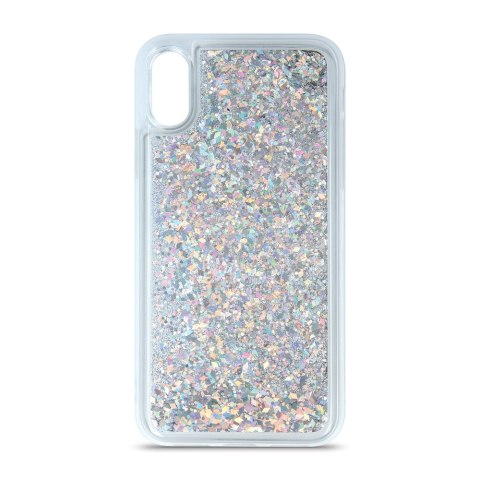 Nakładka Liquid Sparkle TPU do Samsung Galaxy A03 4G EU srebrna