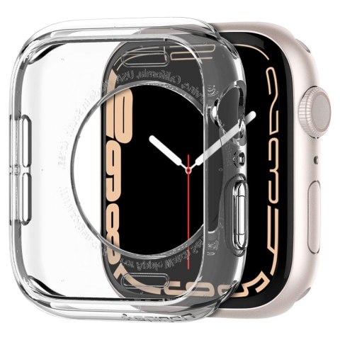 Spigen etui Liquid Crystal do Apple Watch 4 / 5 / 6 / 7 / SE (44 / 45 mm) crystal clear