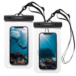 Spigen uniwersalne etui wodoodporne 2-pack A601 crystal clear