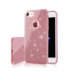 Nakładka Glitter 3w1 do iPhone 11 różowa