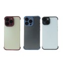 TPU mini bumpers z ochroną aparatu do iPhone 12 Pro 6,1" wiśniowy