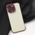 TPU mini bumpers z ochroną aparatu do iPhone 13 Pro 6,1" wiśniowy