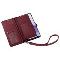 Spigen etui Wallet S Plus do Samsung Galaxy S23 Plus bordowe