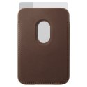 Spigen portfel Valentinus MagSafe universal magnetic card holder brown