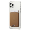 Spigen portfel Valentinus MagSafe universal magnetic card holder brown