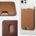 Spigen portfel Valentinus MagSafe universal magnetic card holder brown