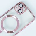 Nakładka Color Chrome Mag do iPhone 12 Pro Max 6,7" różowo-złota