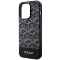 Guess nakładka do iPhone 14 Pro 6,1" GUHMP14LHGCFSEK czarna hard case GCube Stripes MagSafe