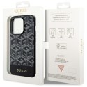 Guess nakładka do iPhone 14 Pro 6,1" GUHMP14LHGCFSEK czarna hard case GCube Stripes MagSafe