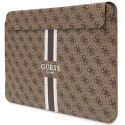 Guess wsuwka GUCS16P4RPSW 16" brązowa Sleeve 4G Stripes