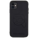 Karl Lagerfeld nakładka do iPhone 11 KLHCN613DRKNK czarna 3D Rubber Case Karl Head