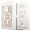 Guess nakładka do iPhone 13 Pro 6,1" GUHMP13LH4STP różowa hardcase Magsafe IML 4G