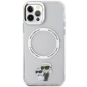 Karl Lagerfeld nakładka do iPhone 12 / 12 Pro 6,1" KLHMP12MHNKCIT transparentna HC Magsafe IML NFT K&C