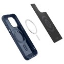 Spigen nakładka Mag Armor Magsafe do iPhone 15 Pro 6,1" granatowa