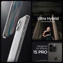 Spigen nakładka Ultra Hybrid do iPhone 15 Pro 6,1" Frost Clear