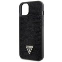 Guess nakładka do iPhone 14 Plus 6,7" GUHCP14MHDGTPK czarna hardcase Rhinestone Triangle