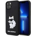 Karl Lagerfeld nakładka do iPhone 14 Plus 6,7" KLHCP14M3DRKHNK czarna hardcase 3D Rubber Choupette NFT