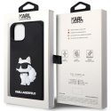 Karl Lagerfeld nakładka do iPhone 14 Plus 6,7" KLHCP14M3DRKHNK czarna hardcase 3D Rubber Choupette NFT