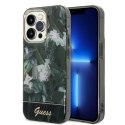 Guess nakładka do iPhone 14 Pro Max 6,7" GUHCP14XHGJGHA zielona hardcase Jungle Collection