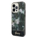 Guess nakładka do iPhone 14 Pro Max 6,7" GUHCP14XHGJGHA zielona hardcase Jungle Collection