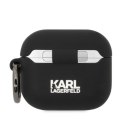 Karl Lagerfeld etui do Airpods 3 KLA3RUNCHK czarne 3D Silicone NFT Karl