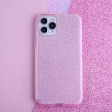 Nakładka Glitter 3w1 do Samsung Galaxy S22 różowa