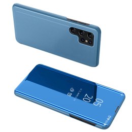 Etui Clear View Case do Xiaomi POCO C65 / Redmi 13C z klapką - niebieskie