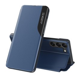 Etui Eco Leather View Case do Xiaomi POCO C65 / Redmi 13C z klapką - niebieskie
